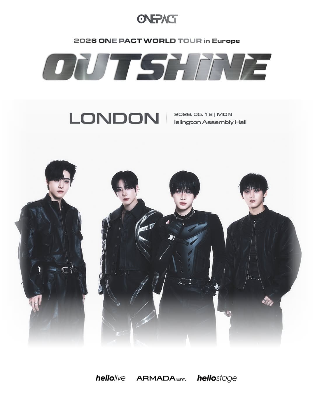2026 ONE PACT WORLD TOUR in Europe [OUTSHINE] - Cover image
