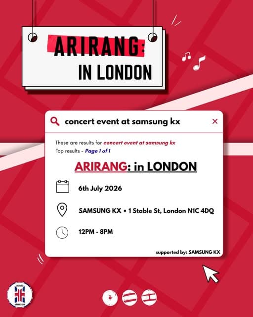 ARIRANG: IN LONDON
