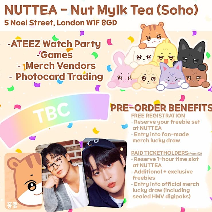 ATEEZ 7th Anniversary - London Cupsleeve Event (NUTTEA SOHO) - Image 2