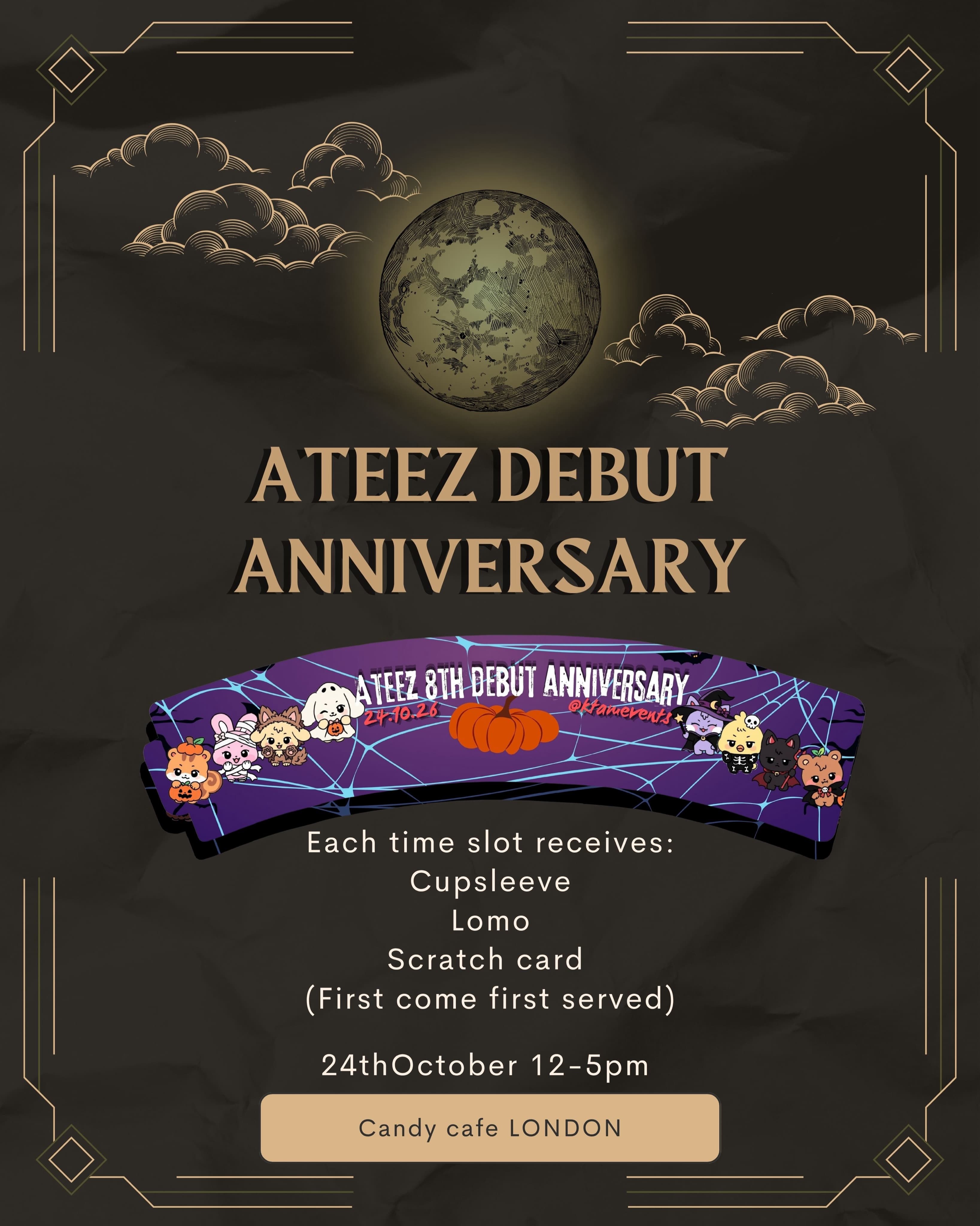 ATEEZ 8th Debut Anniversary Cupsleeve - Image 1