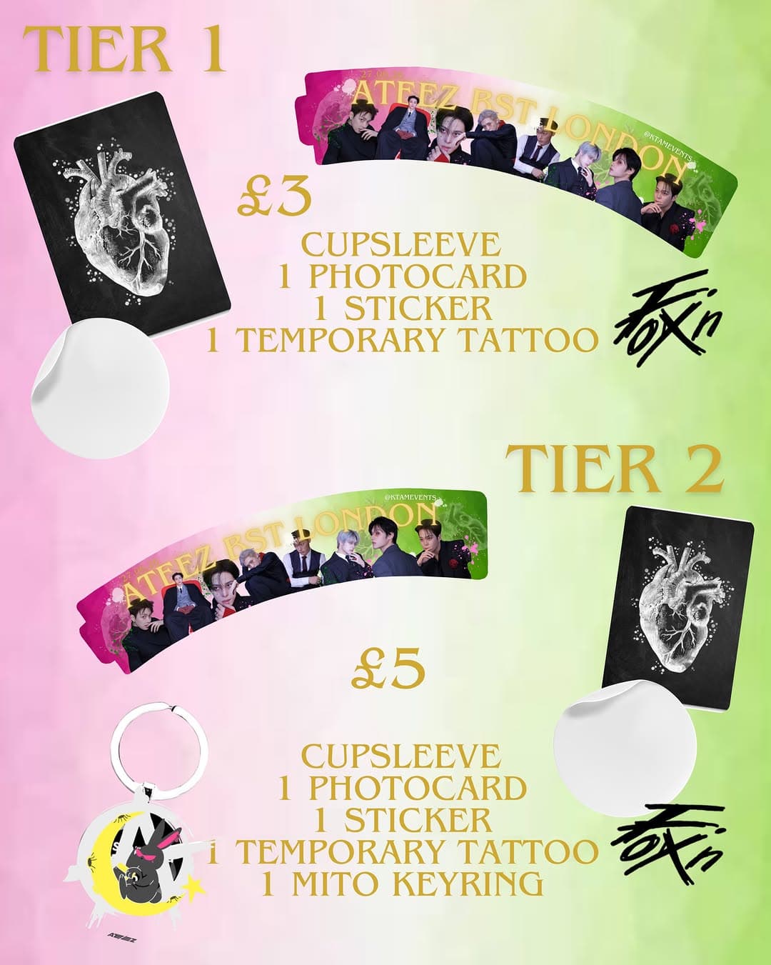 ATEEZ IN LONDON CUPSLEEVE - Image 2