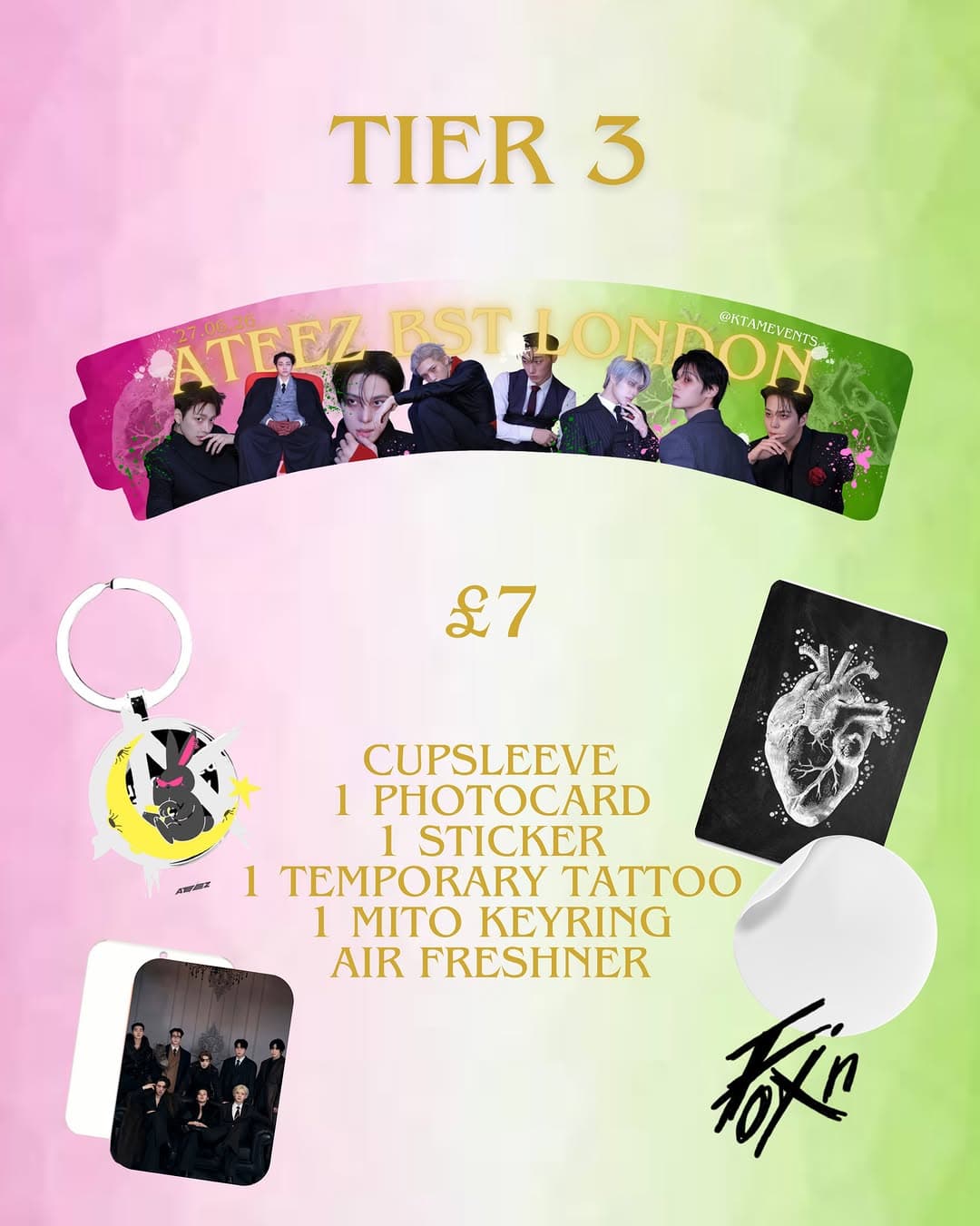 ATEEZ IN LONDON CUPSLEEVE - Image 3