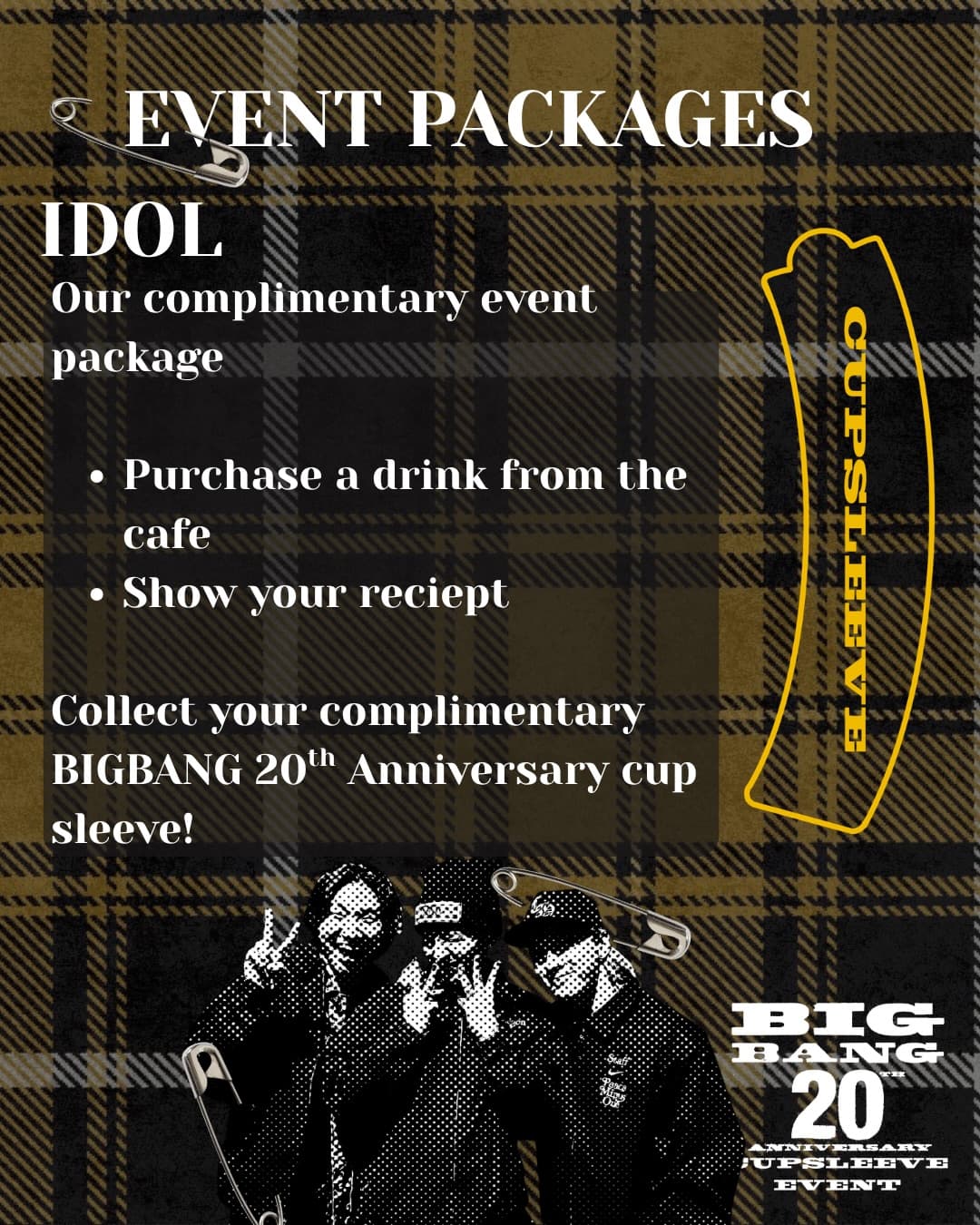 BIGBANG 20th Anniversary Cupsleeve Event LONDON - Image 3