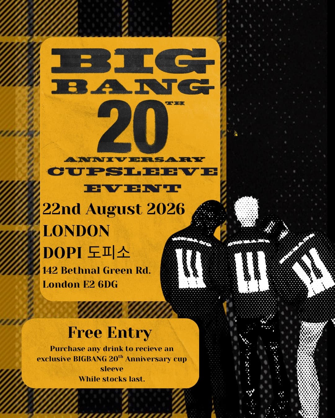 BIGBANG 20th Anniversary Cupsleeve Event LONDON - Image 2