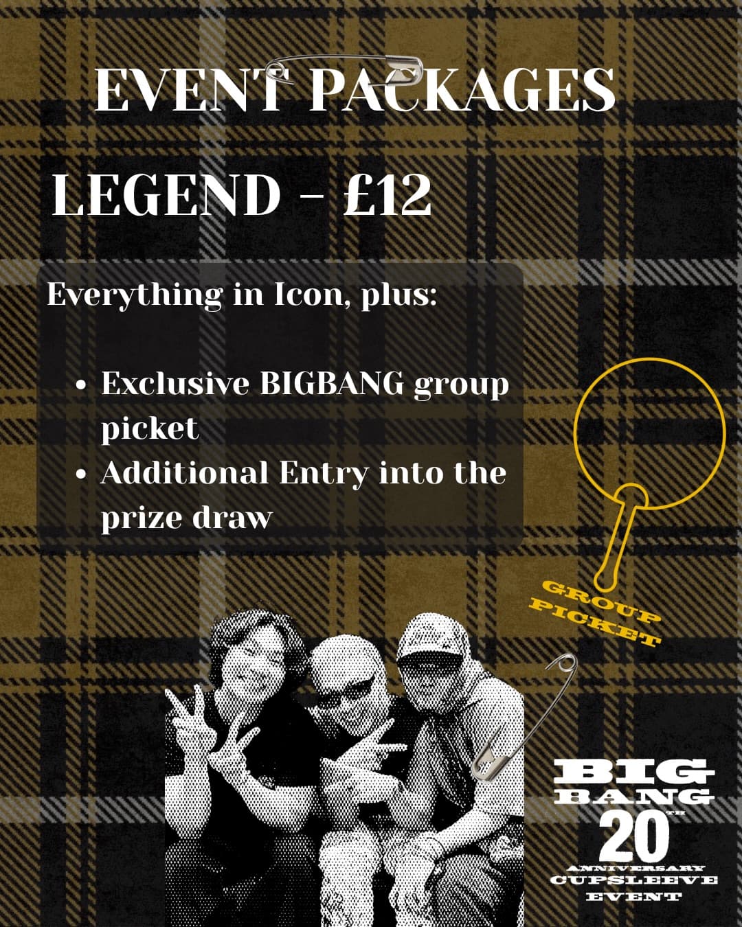 BIGBANG 20th Anniversary Cupsleeve MANCHESTER - Image 5