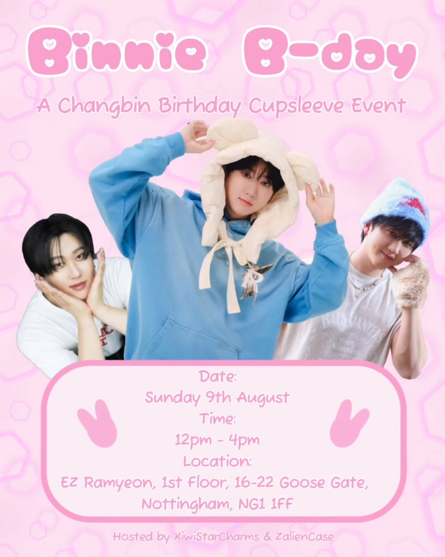 BINNIE B-DAY CUPSLEEVE EVENT