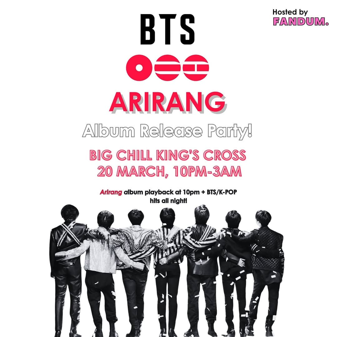 BTS ARIRANG ALBUM RELEASE PARTY - Cover image