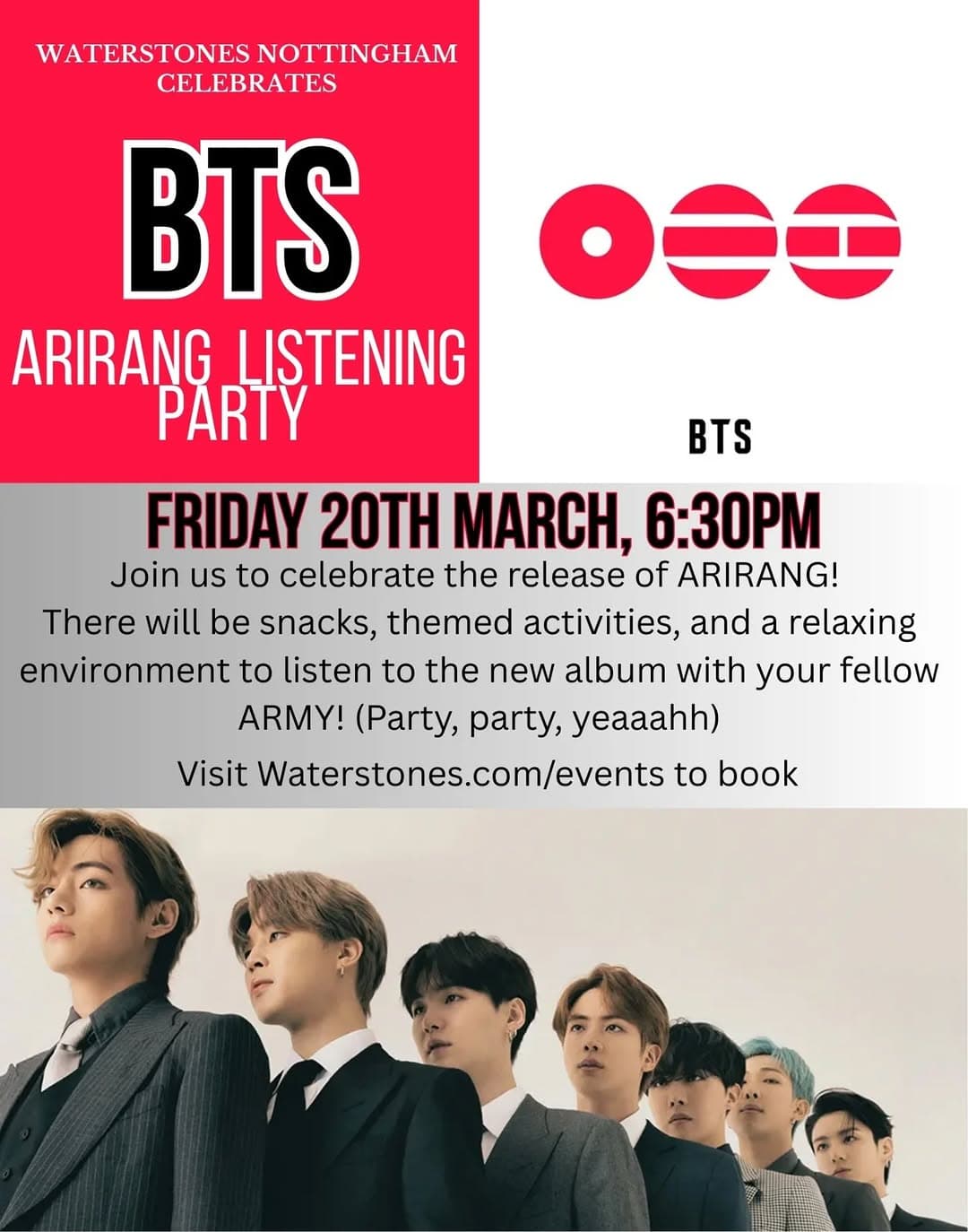BTS ARIRANG LISTENING PARTY - Cover image