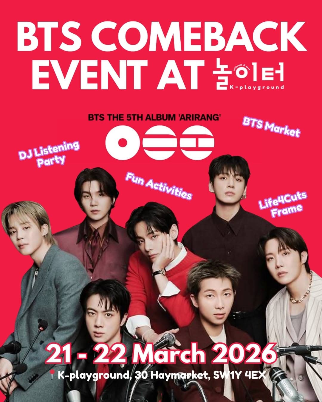 BTS Comeback Event at K-playground - Image 1