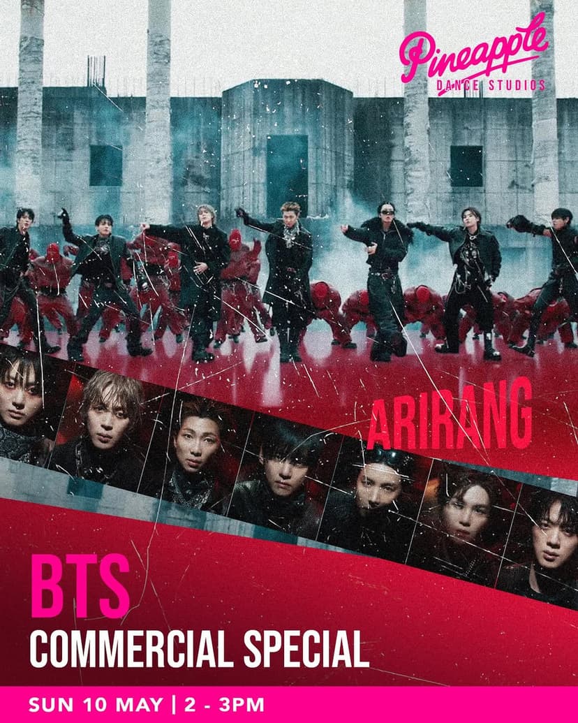 BTS COMMERCIAL SPECIAL – London, 10 May 2026 | K-Pop Tracker
