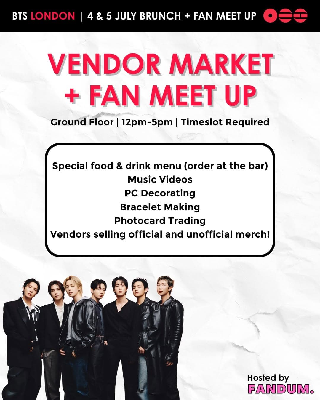 BTS London Brunch + Fan Meet Up - Image 3