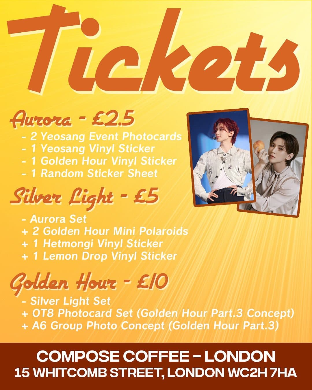 Cafe Compose - Golden Hour Part.3 + 여상/준민 생일 - London Cupsleeve Event - Image 2