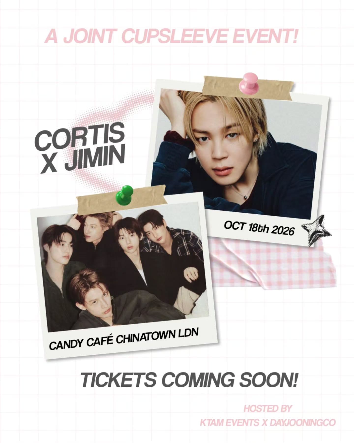 CORTIS X JIMIN A JOINT CUPSLEEVE EVENT!