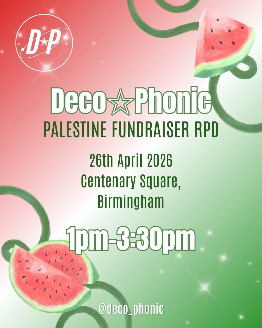 Deco☆Phonic Palestine Fundraiser RPD - Image 1