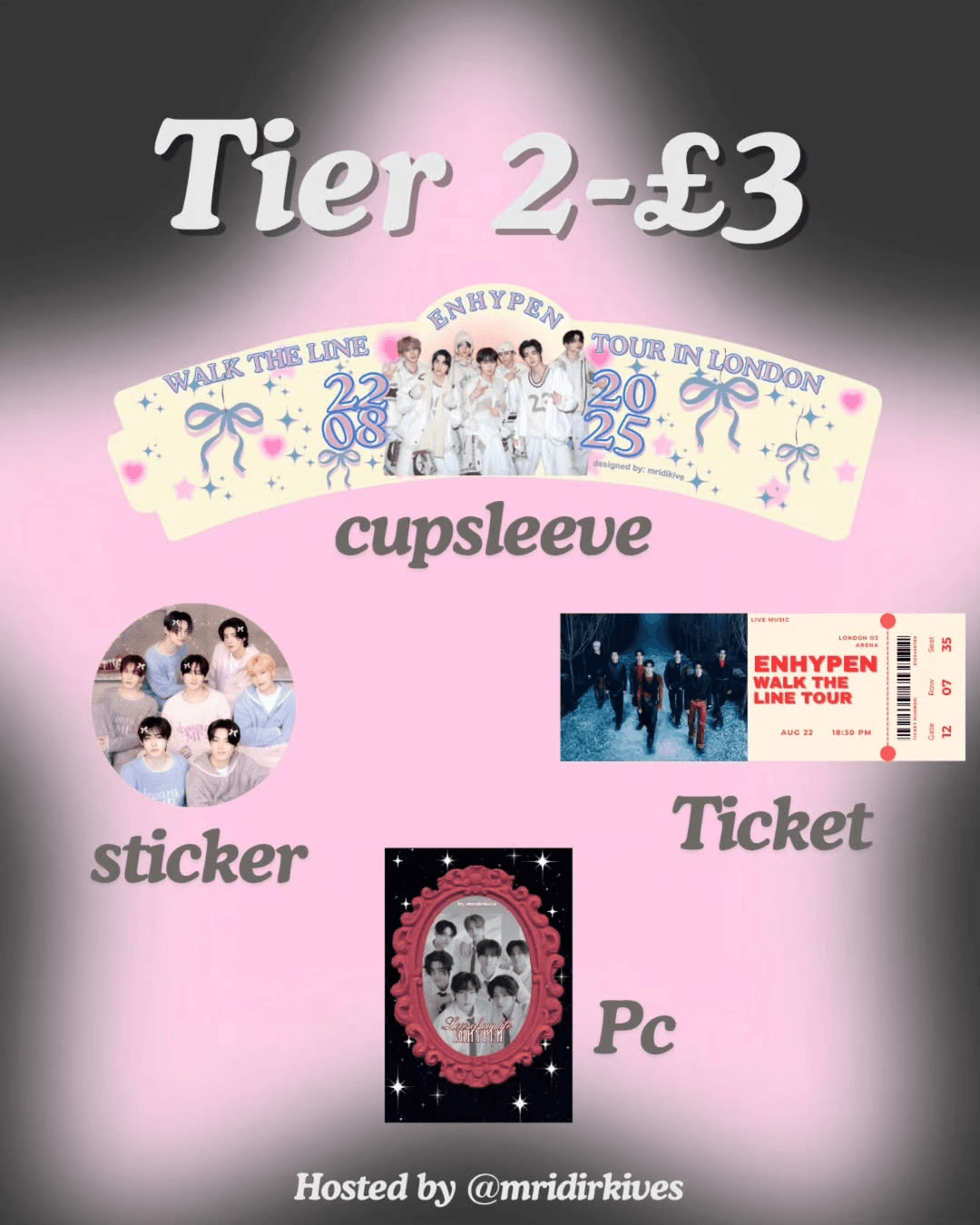 ENHYPEN WALK THE LINE TOUR LONDON CUPSLEEVE EVENT - Image 3
