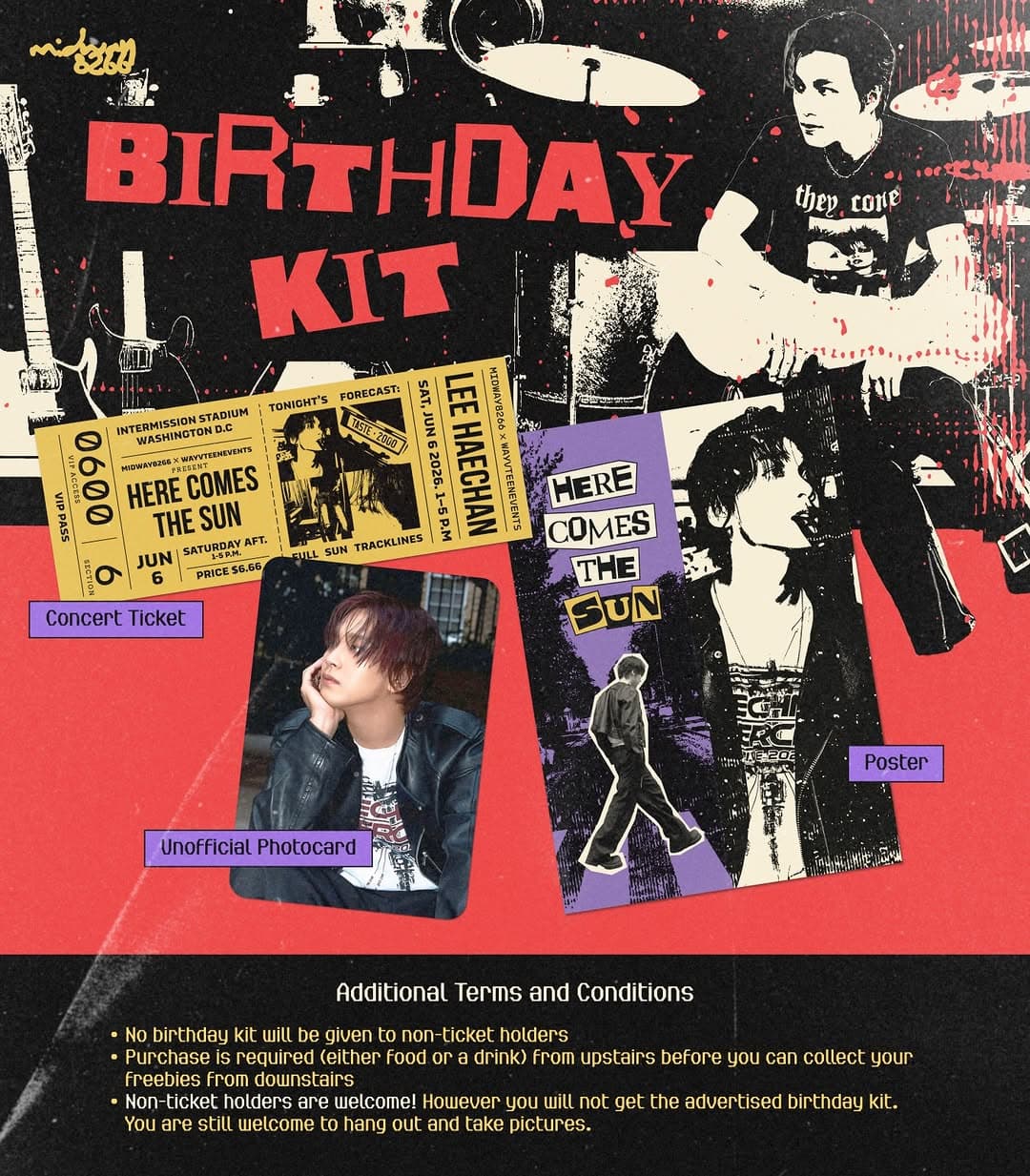 Haechan Birthday Cafe Event - HERE COMES THE SUN - Image 2