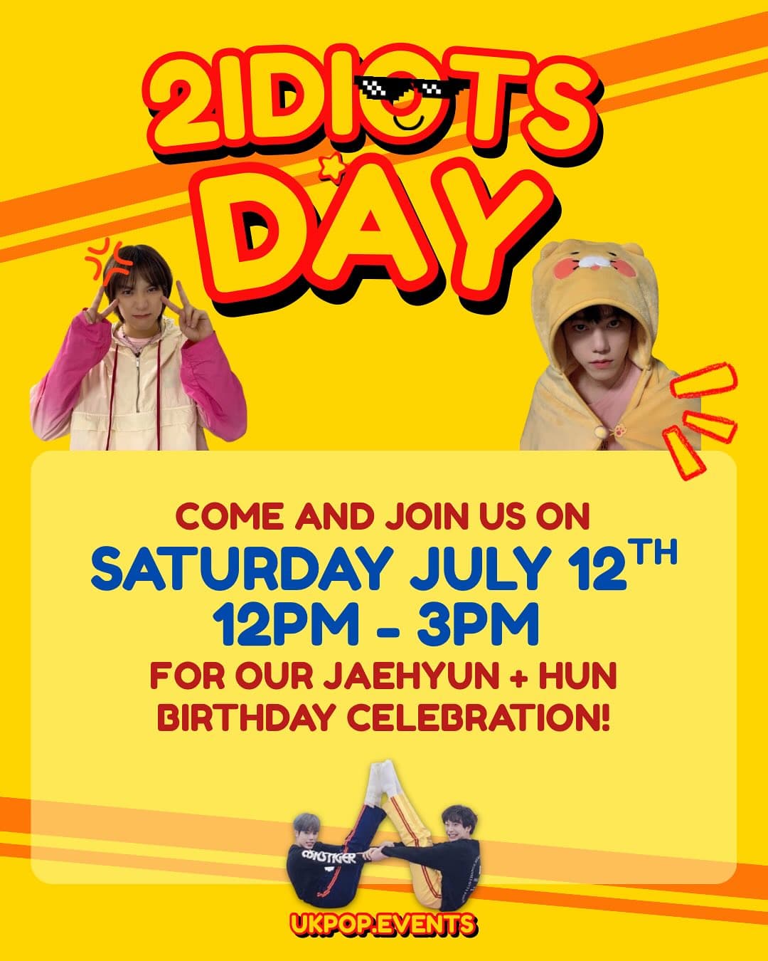 HAPPY 2IDIOTS DAY - HUN + JAEHYUN - Image 1