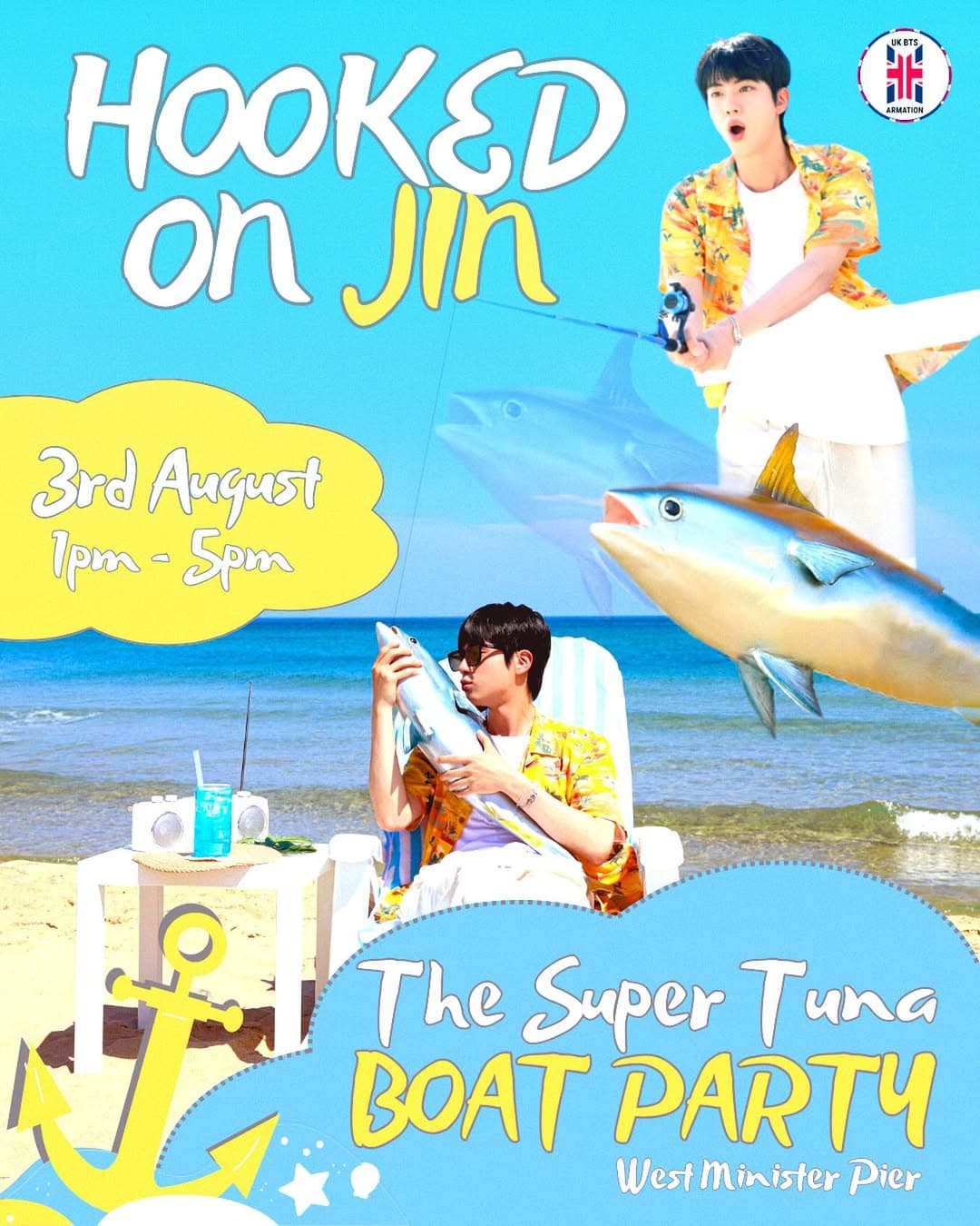 HOOKED ON JIN : THE SUPER TUNA BOAT PARTY  - Cover image