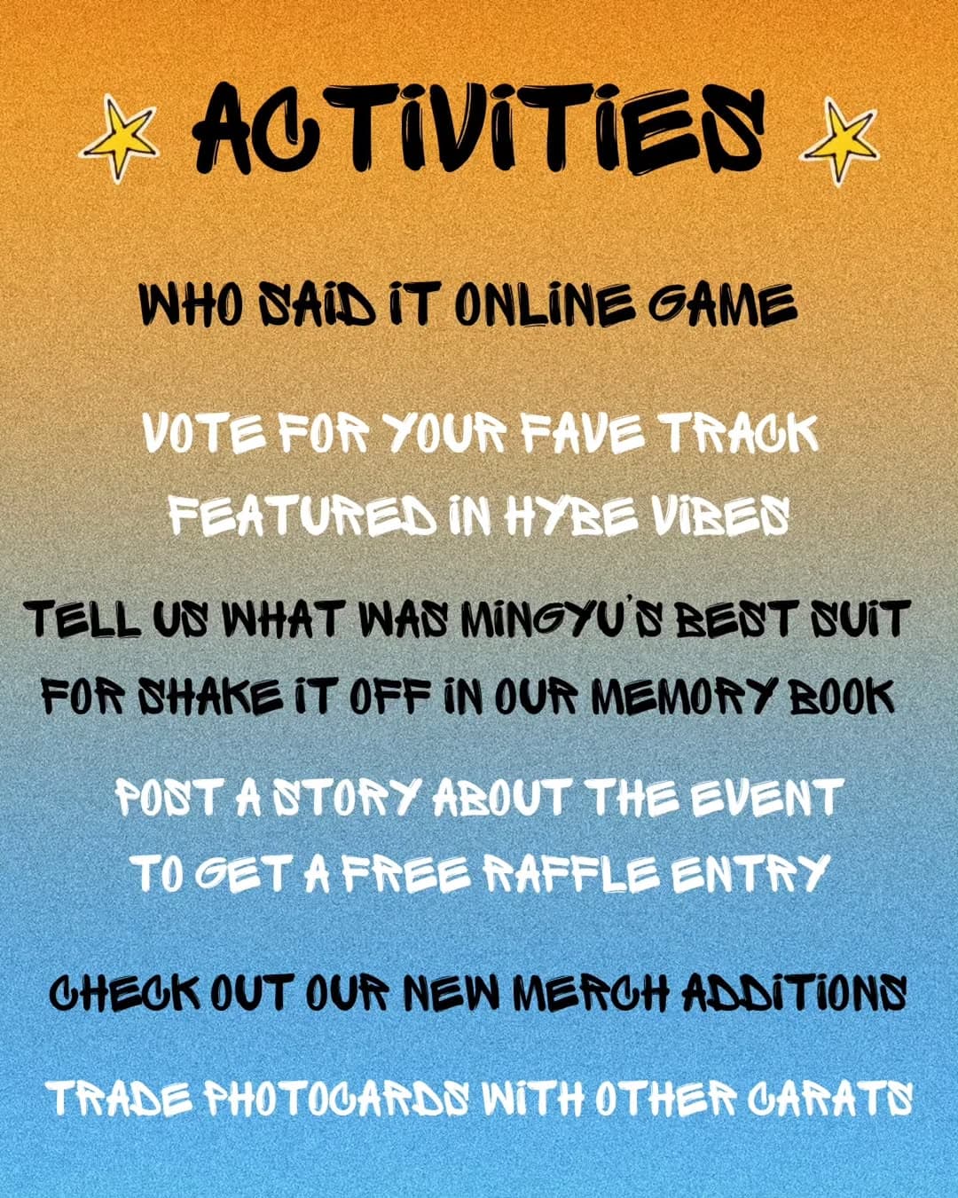 Hype Vibes Mingyu Birthday Event - Image 4