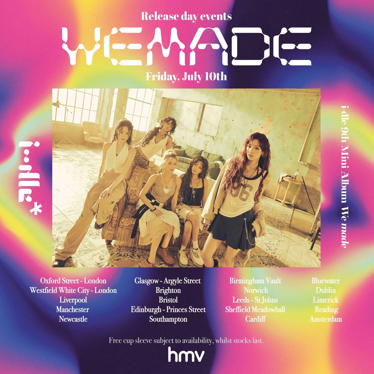 i-dle WEMADE release day events