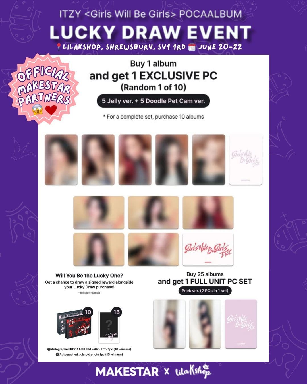 ITZY <GIRLS WILL BE GIRLS> POCAALBUM LUCKY DRAW EVENT - Cover image