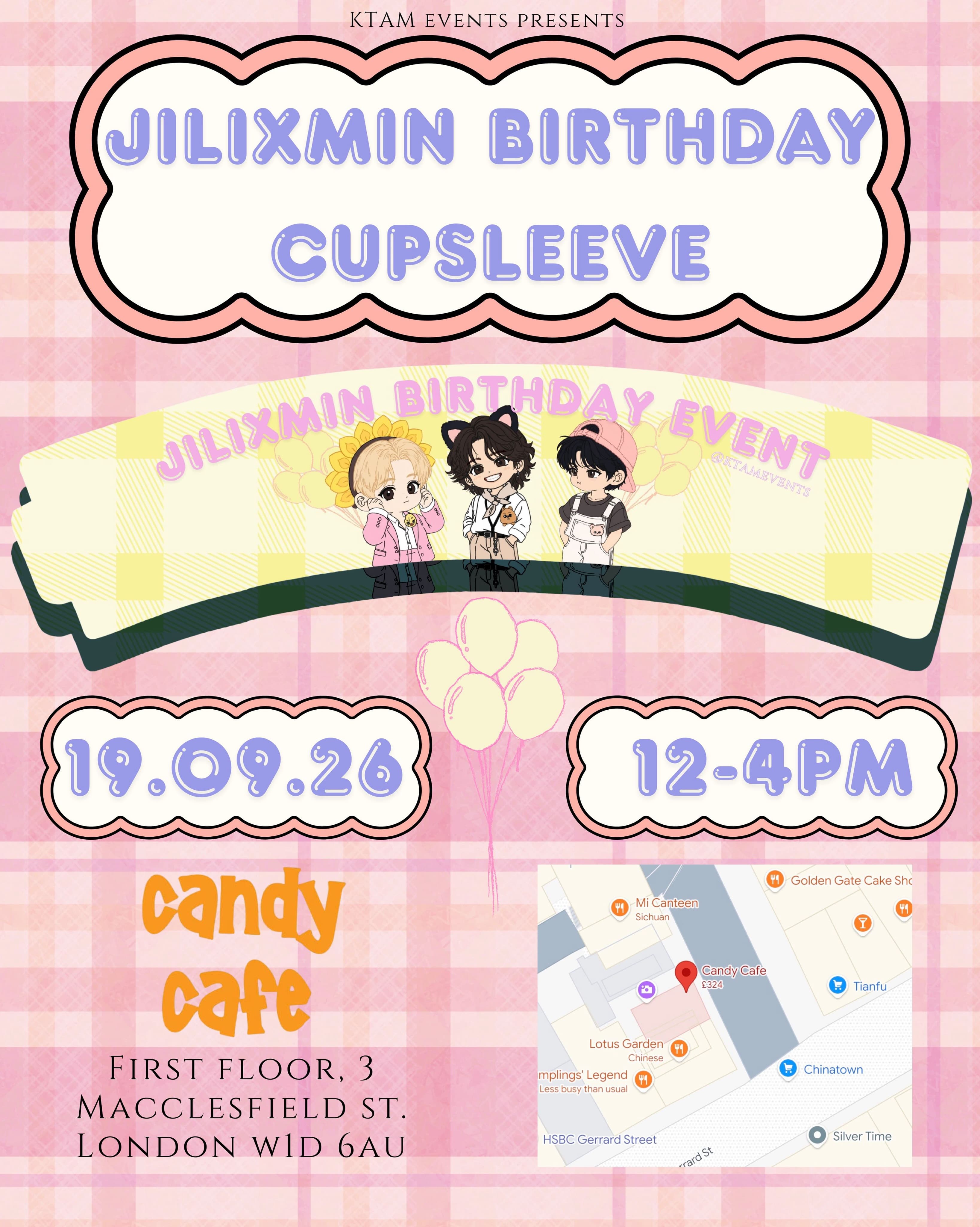 Jilixmin Birthday Cupsleeve