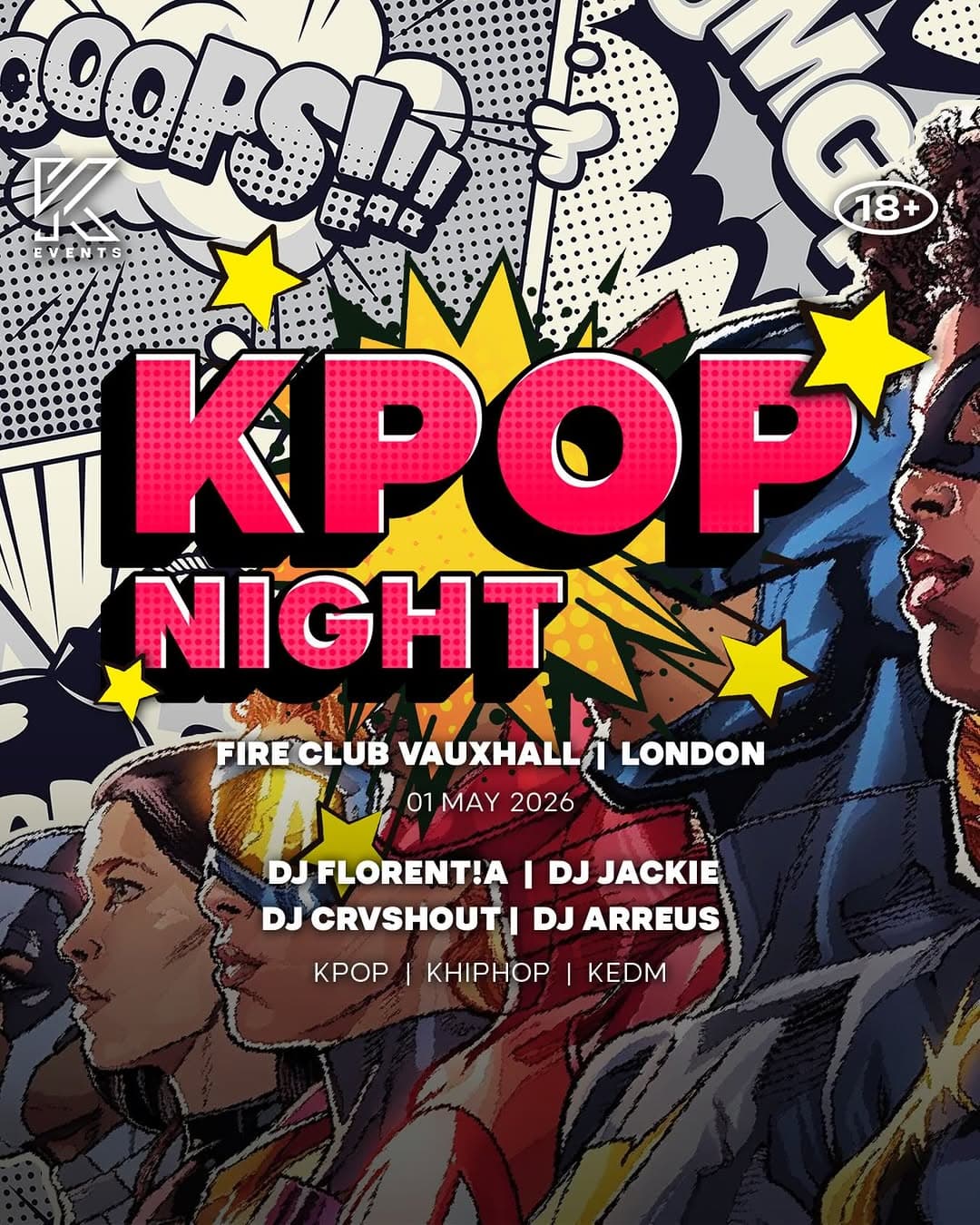 KEvents x Comic-Con! KPOP NIGHT - Cover image