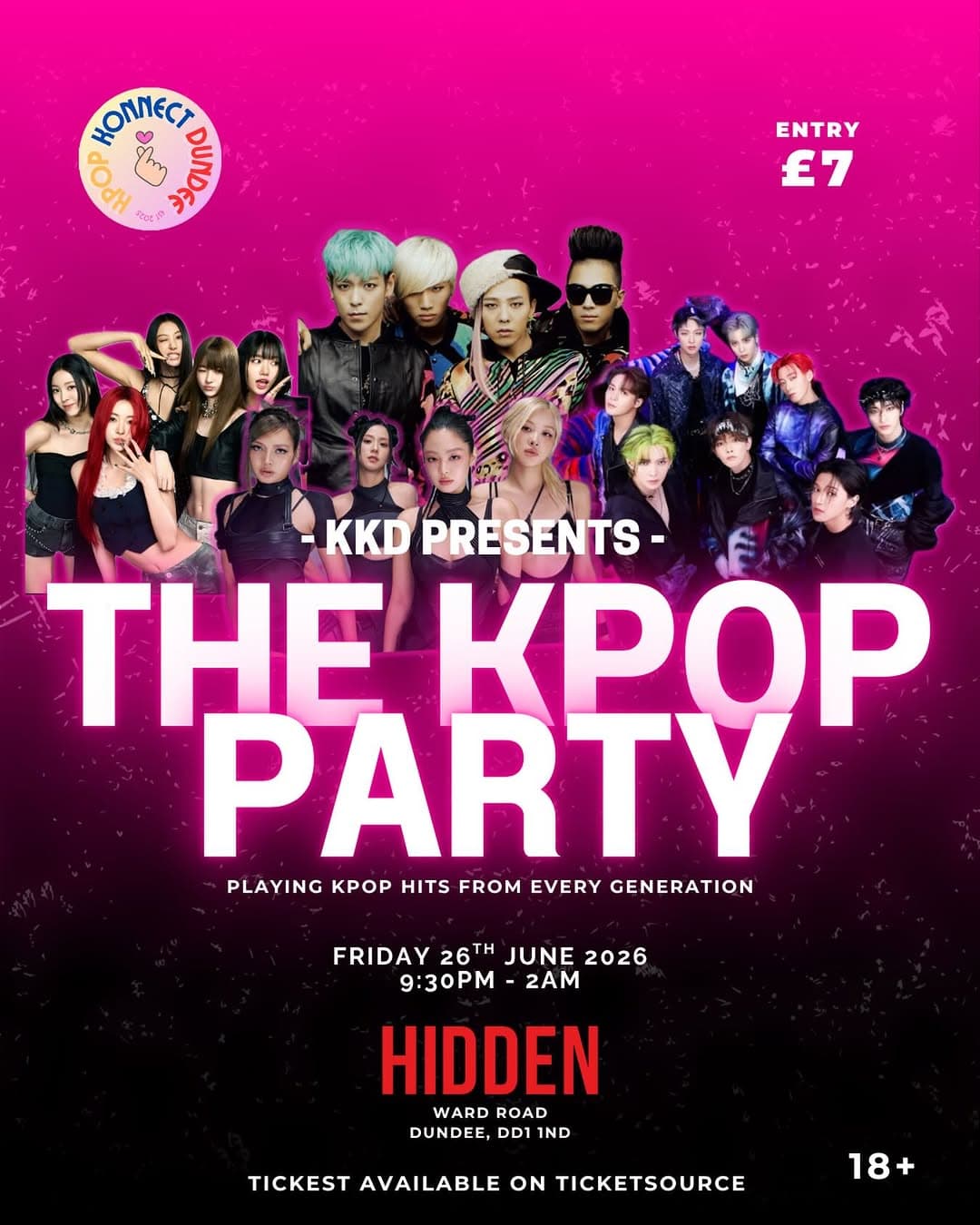KKD Presents - The Kpop Party - Cover image
