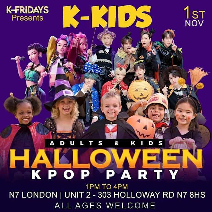 K-KIDS, KPOP HALLOWEEN PARTY - Cover image