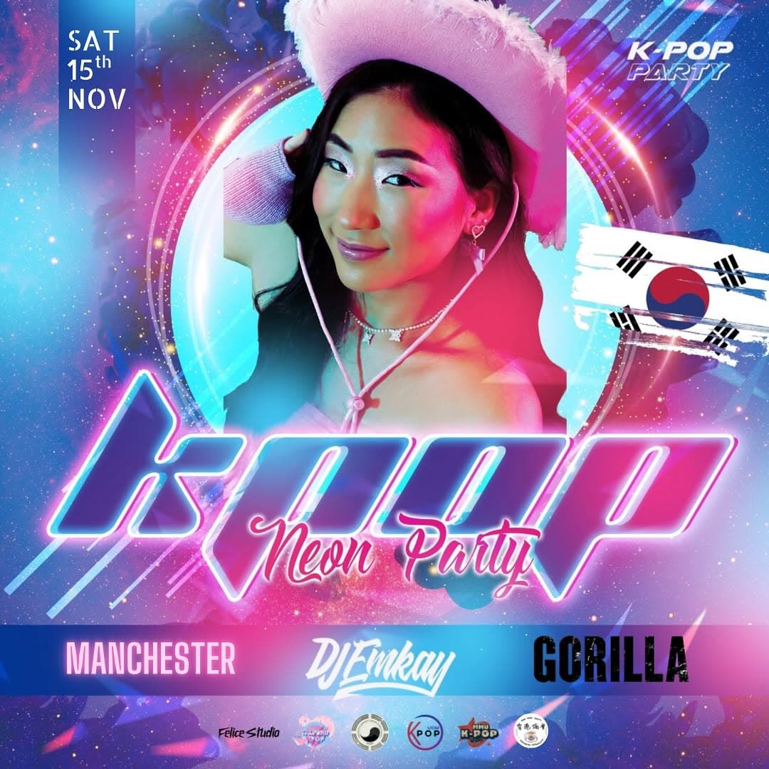 KPOP NEON PARTY MANCHESTER - Cover image