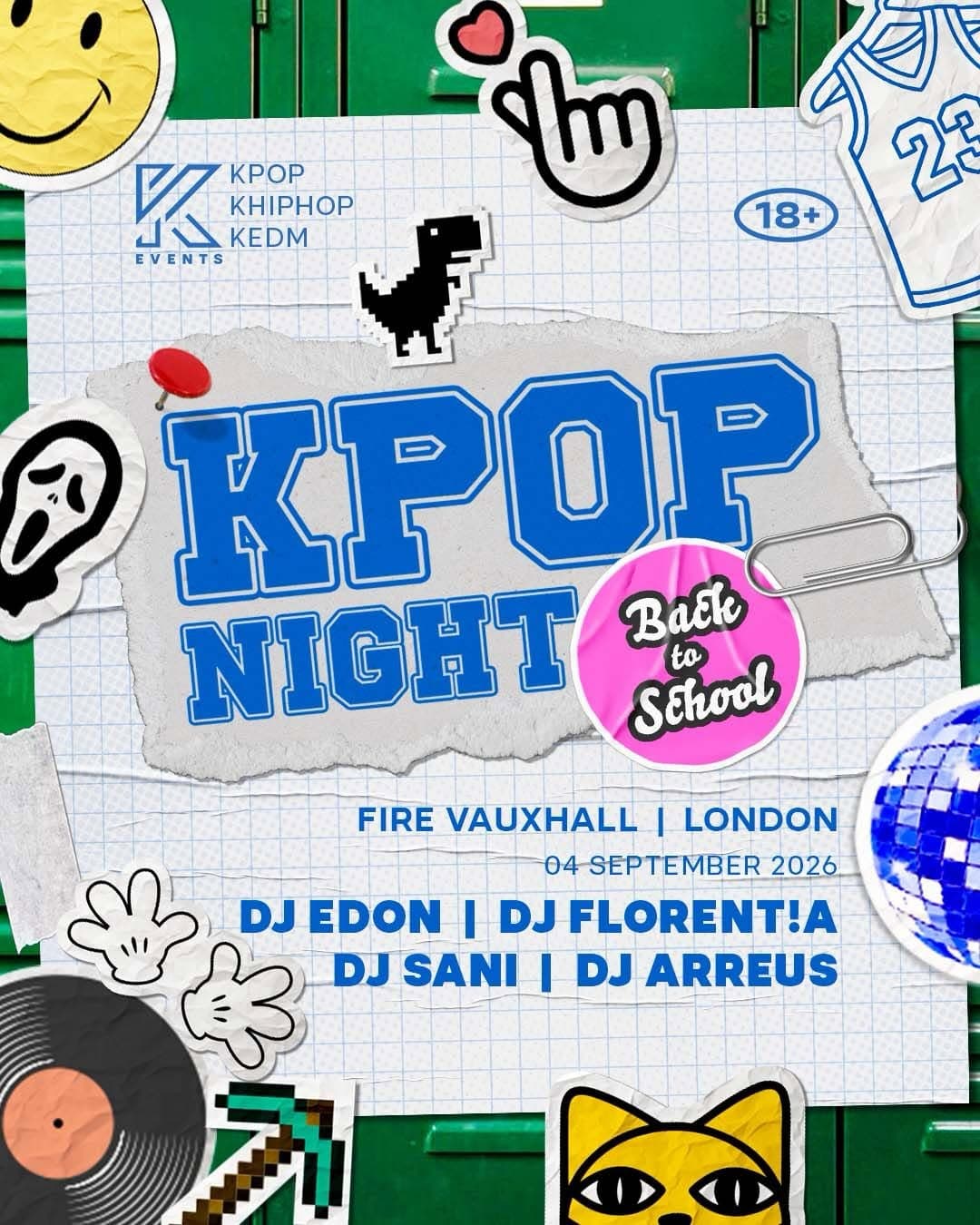 KPOP NIGHT Back to School