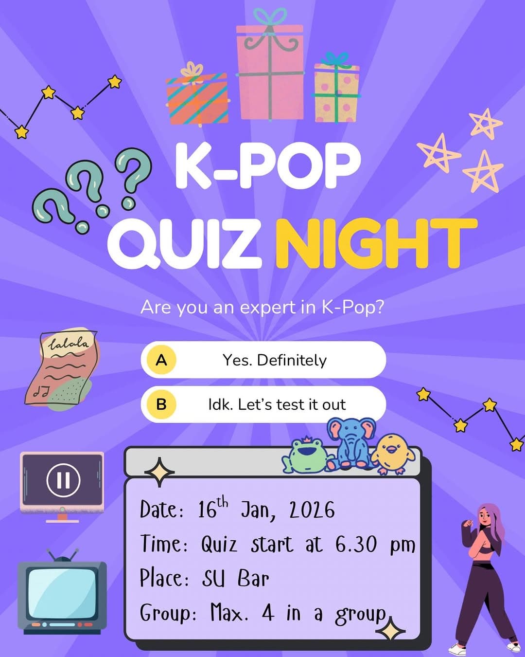 K-POP QUIZ NIGHT - Cover image