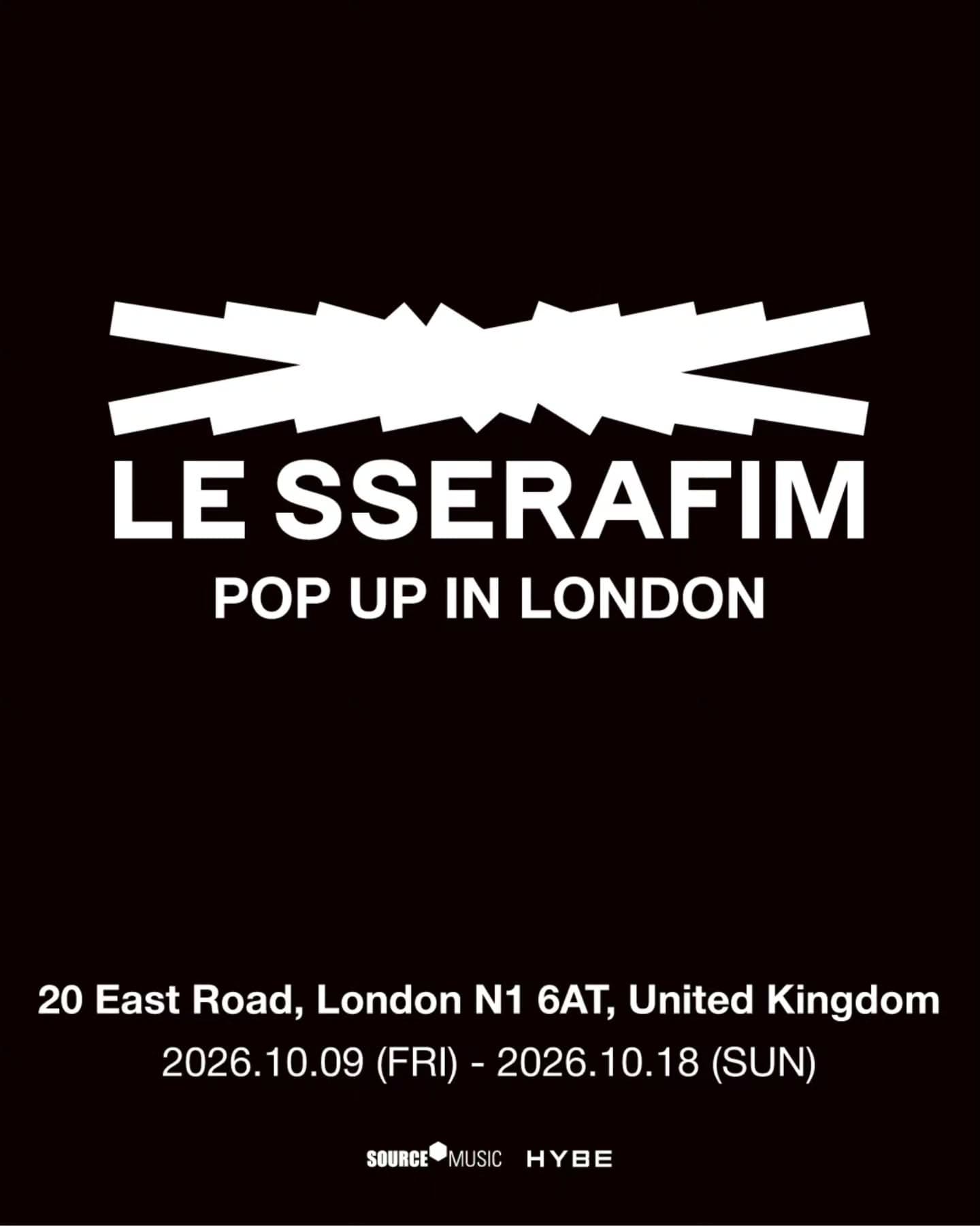LE SSERAFIM Pop-Up In London