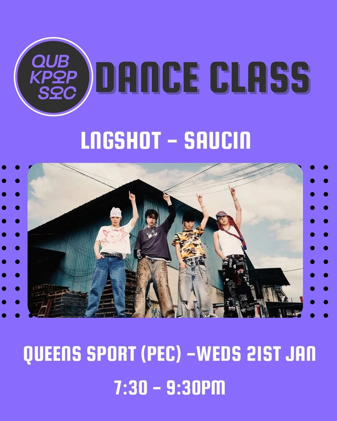 LNGSHOT 'SAUCIN' - DANCE CLASS - Cover image