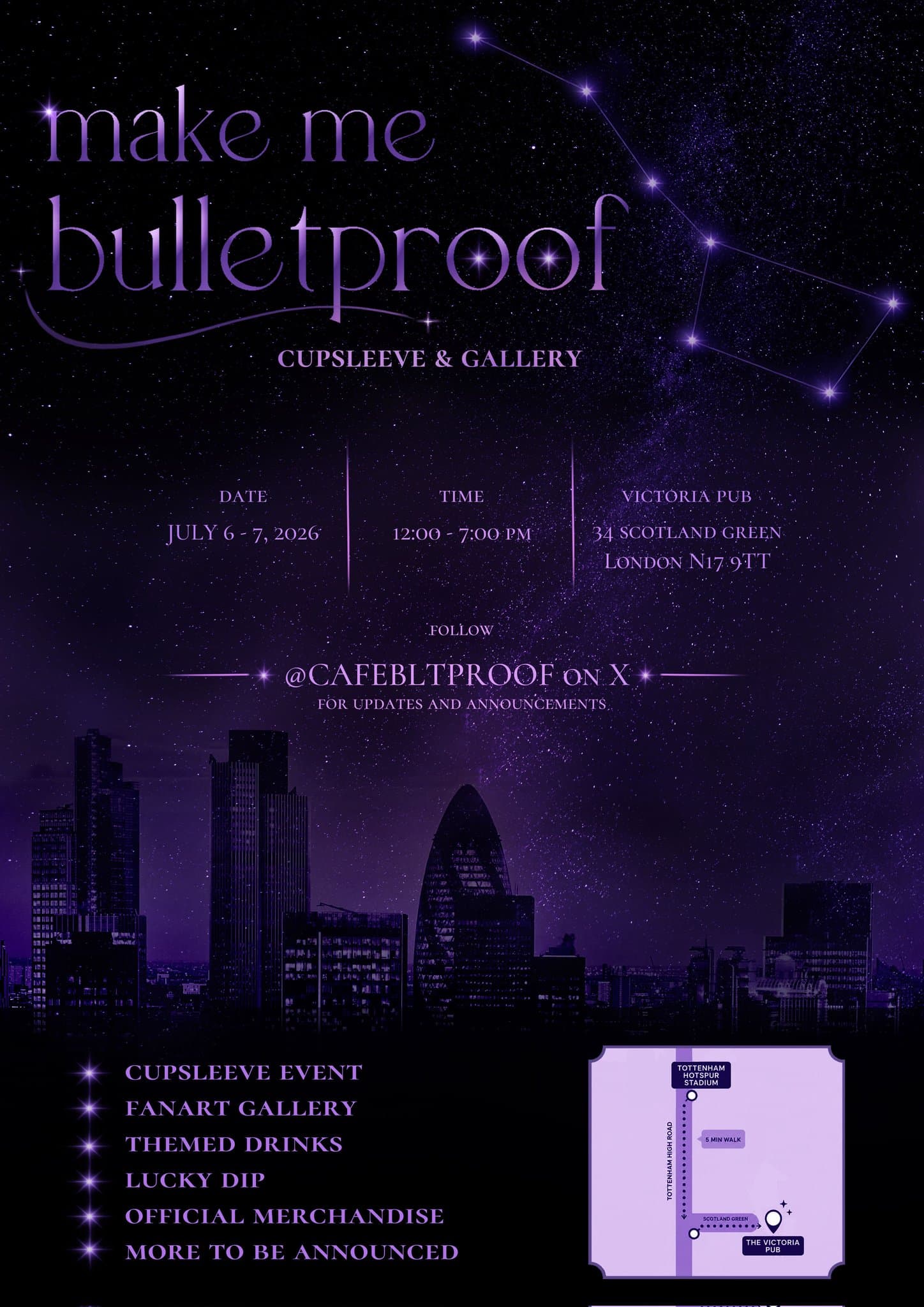 Make Me Bulletproof - Cupsleeve & Gallery