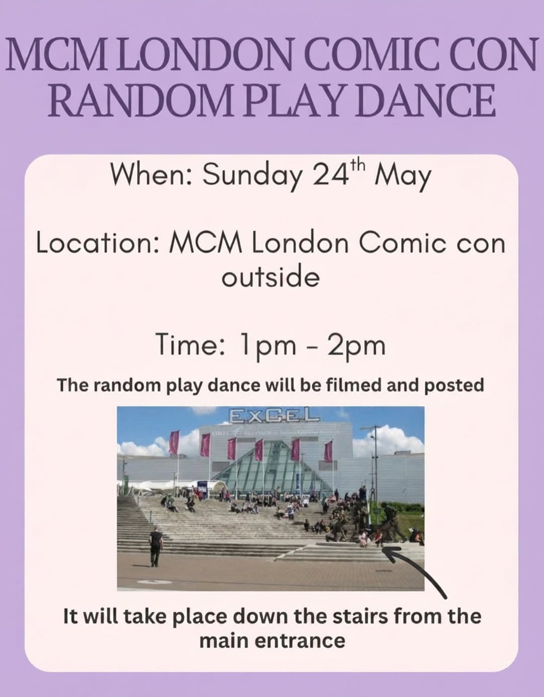MCM London Comic Con Random Play Dance