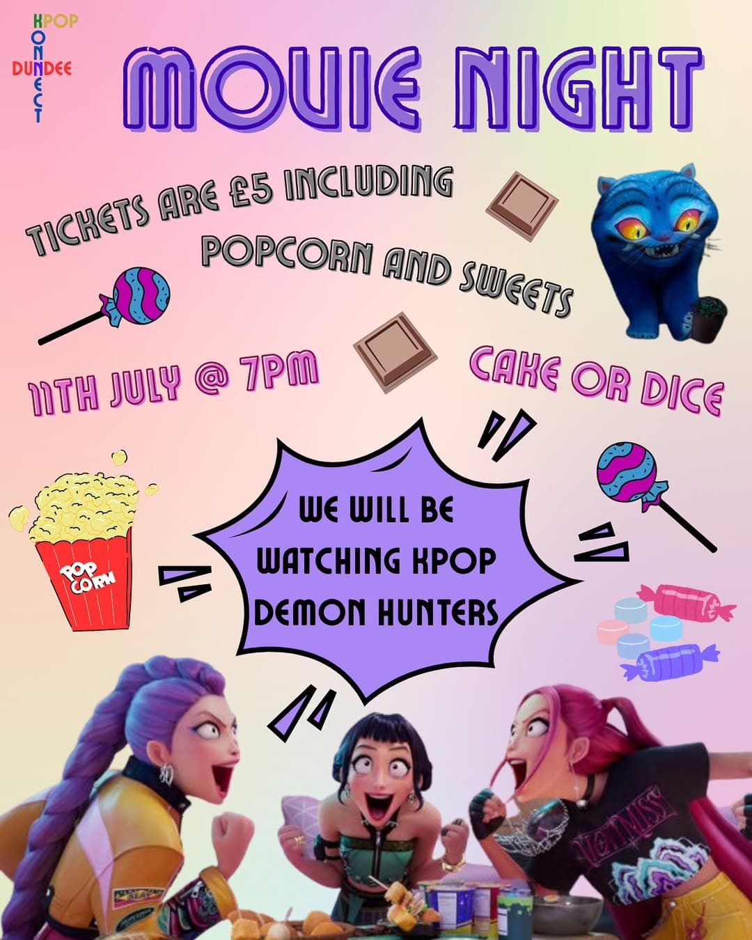 MOVIE NIGHT: KPOP DEMON HUNTERS - Cover image
