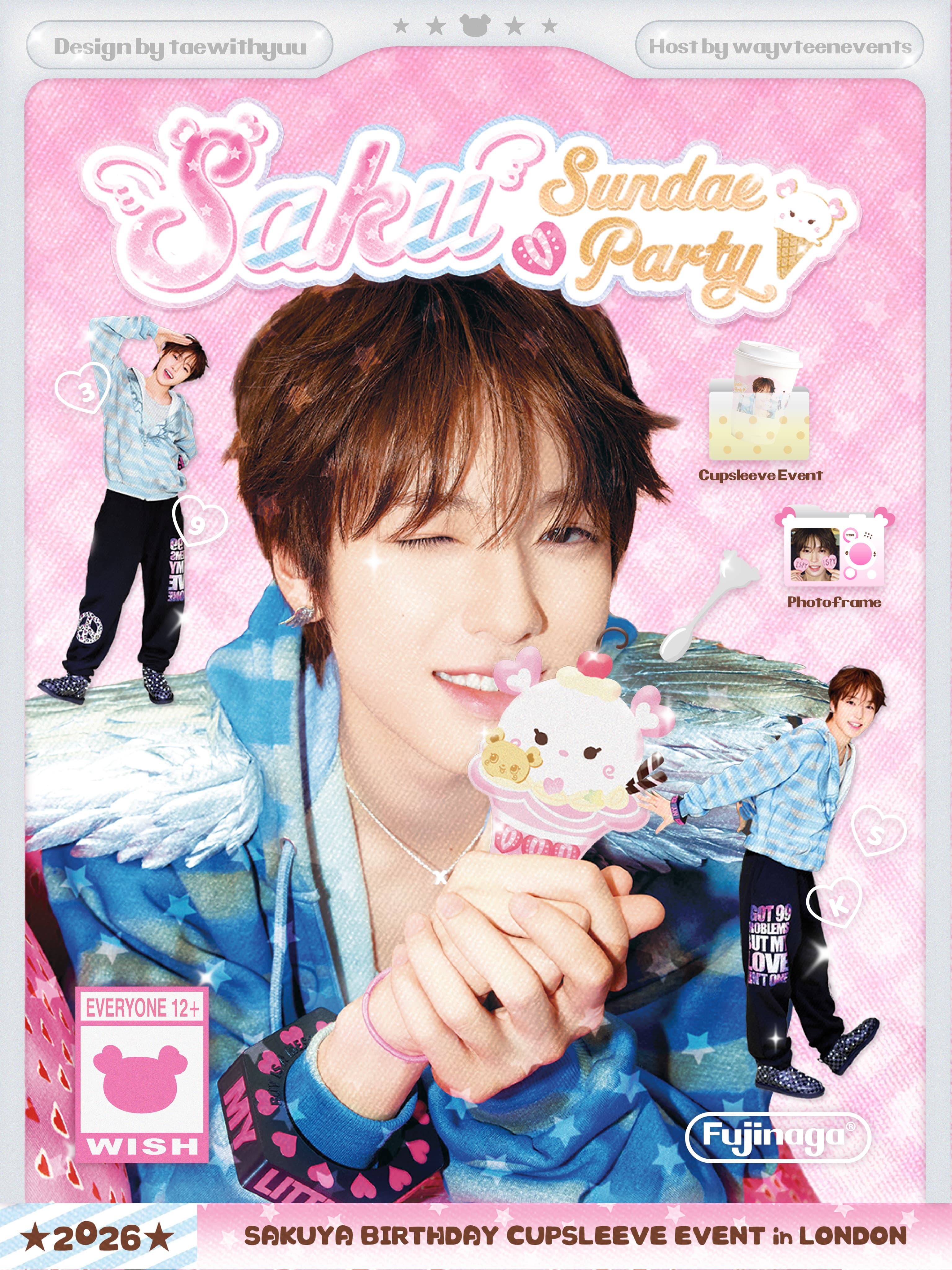 NCT WISH Sakuya Birthday Cupsleeve Event