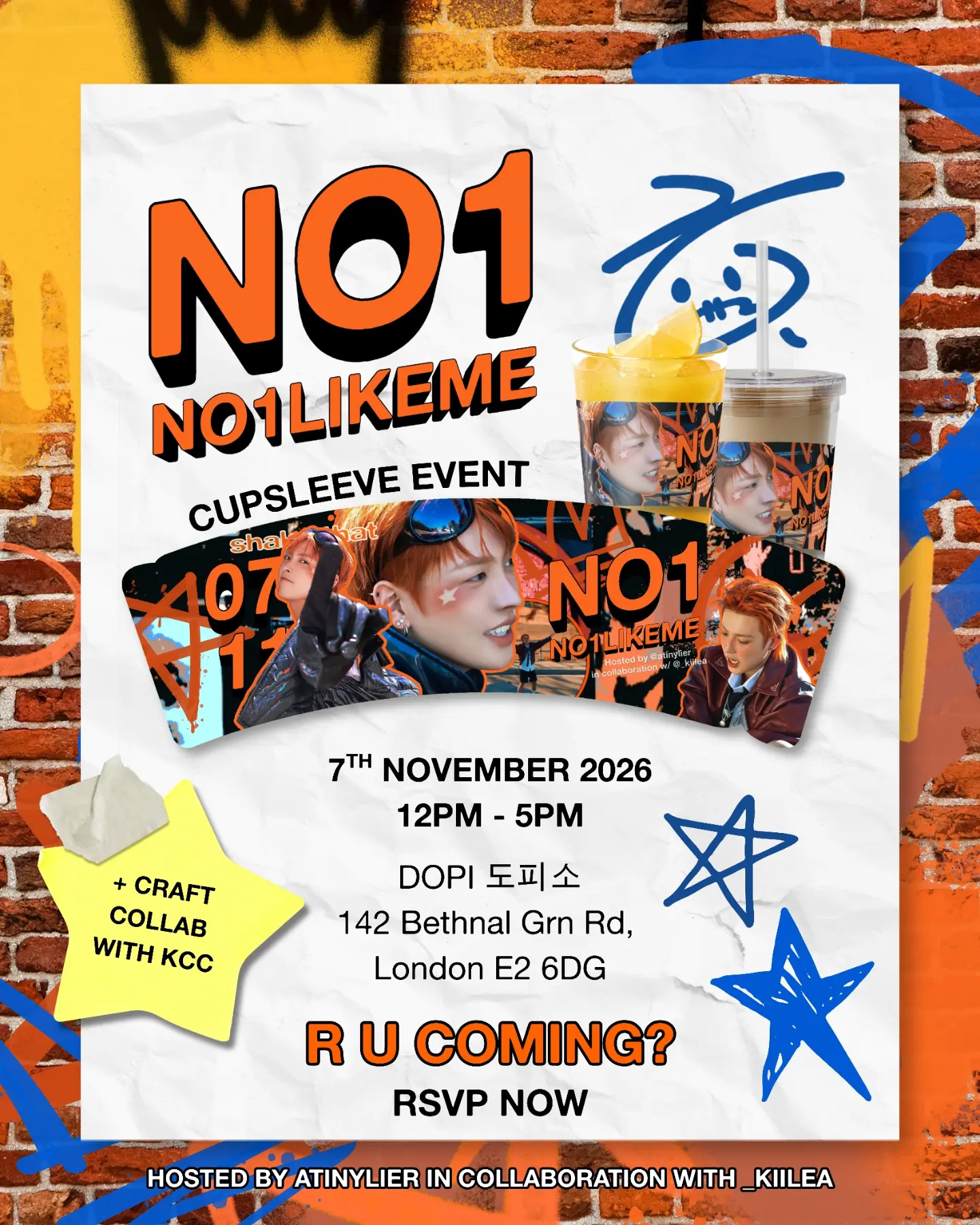 NO1 Day Cupsleeve Event - Image 1