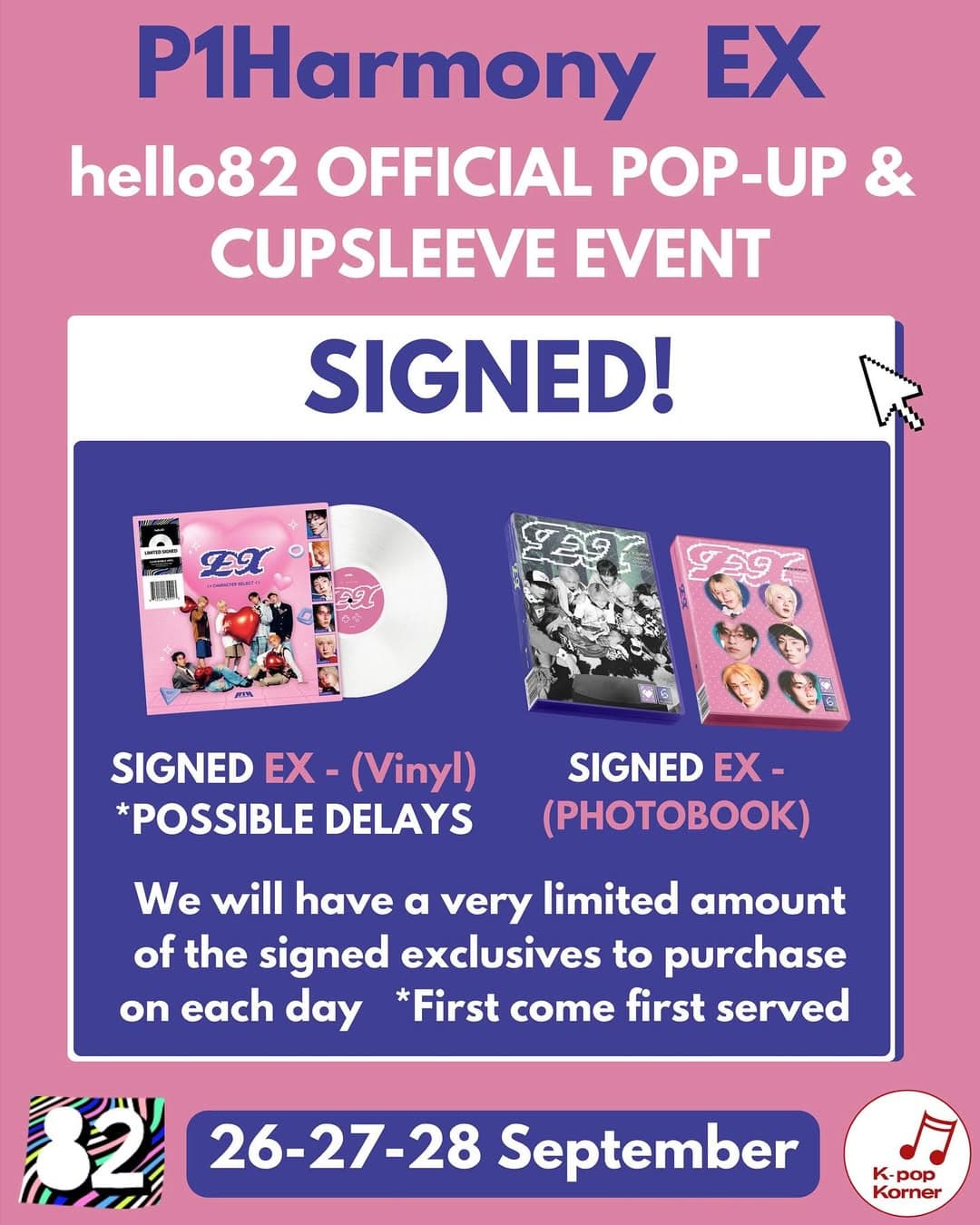 P1Harmony EX hello82 OFFICIAL POP-UP & CUPSLEEVE EVENT - Image 1