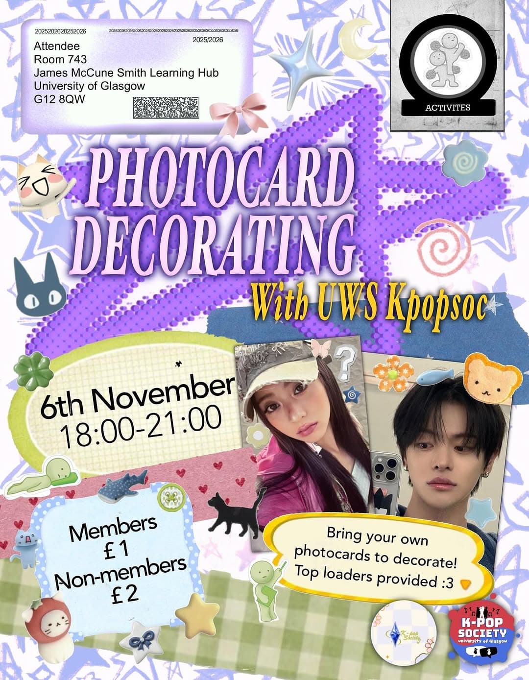 Photocard Decorating with UWS Kpopsoc - Cover image