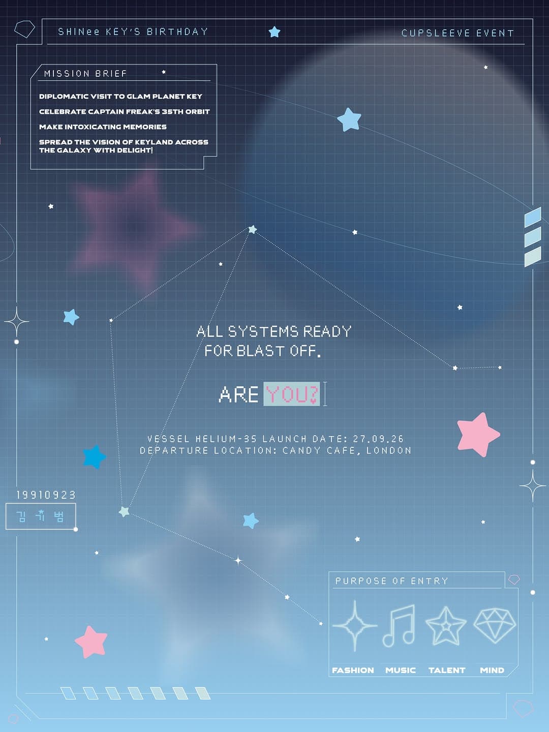 PLANET KEY - SHINee KEY's Birthday Cupsleeve Event - Image 2