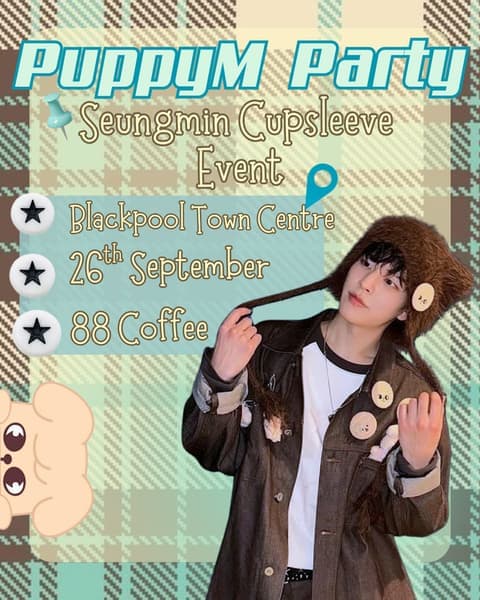 PuppyM Party Seungmin Cupsleeve Event - Image 1