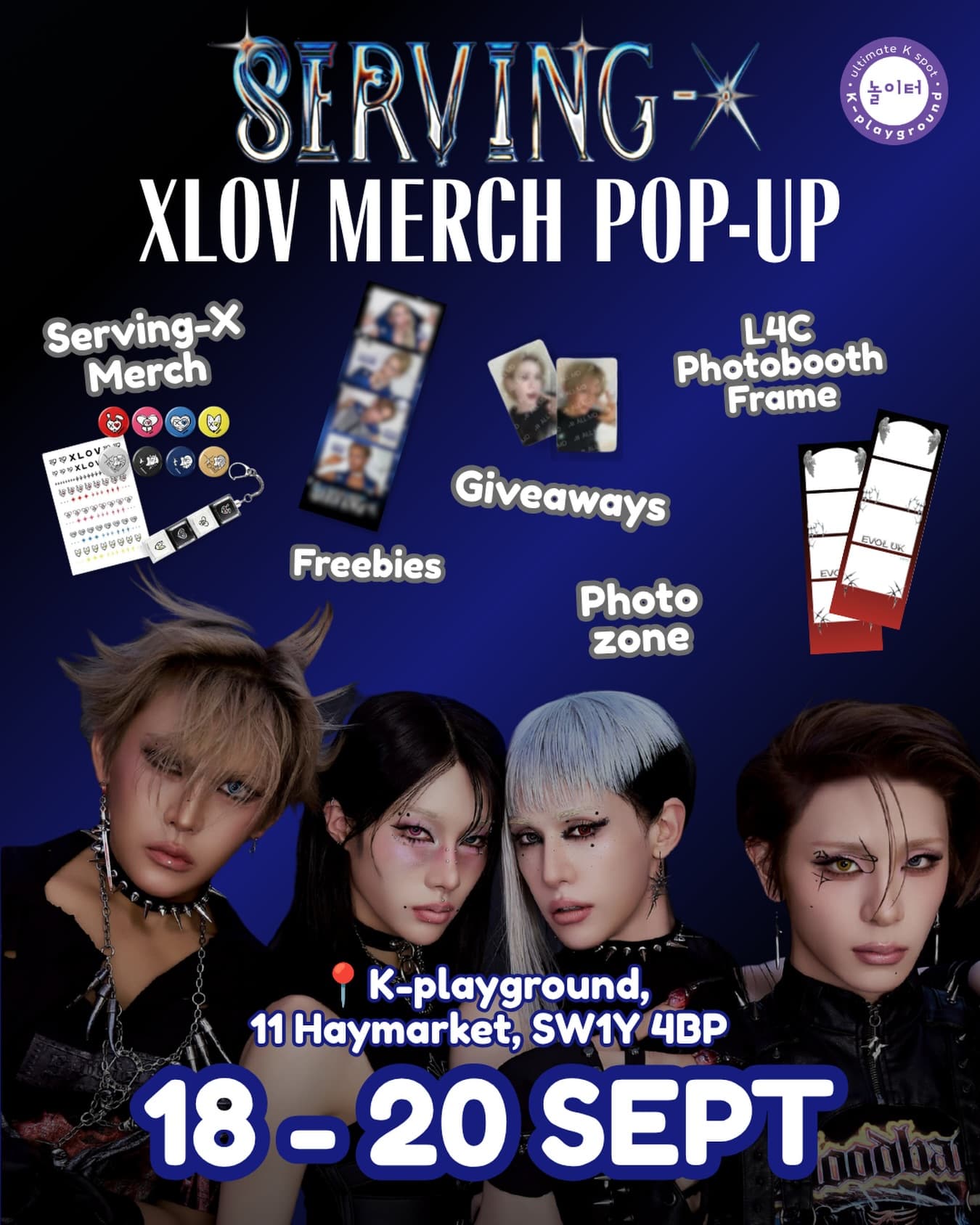 Serving-X: XLOV Merch Pop-Up