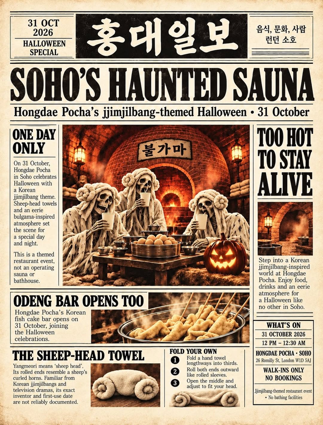 SOHO’S HAUNTED SAUNA - Image 1
