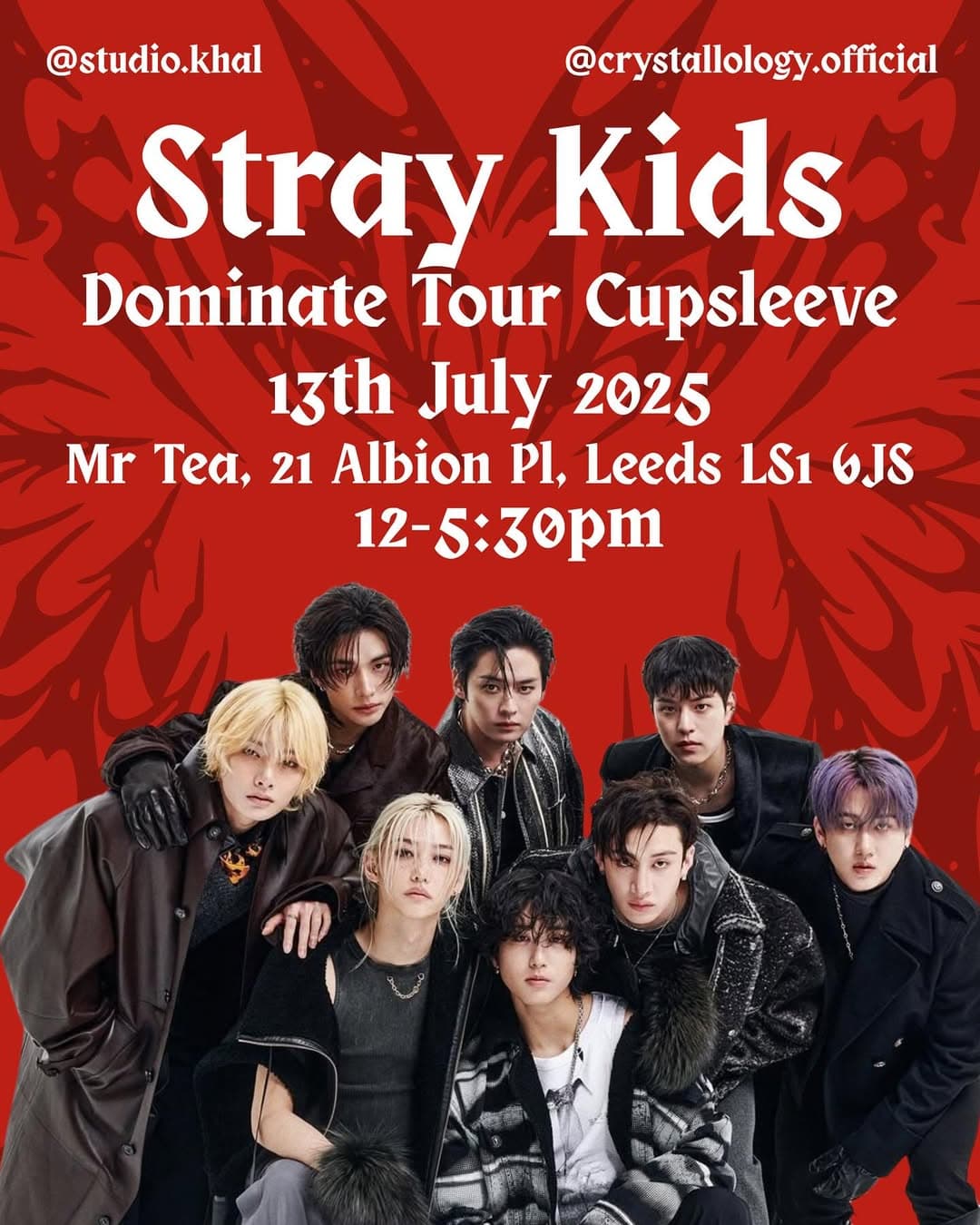 Stray Kids Concert Cupsleeve - LEEDS - Image 1