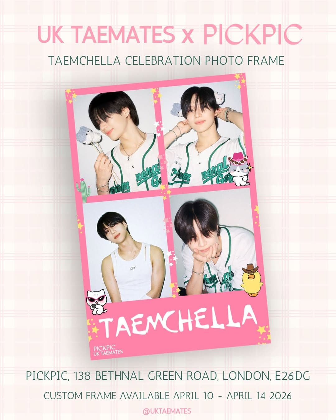 TAEMCHELLA LONDON CUSTOM FRAME - Cover image