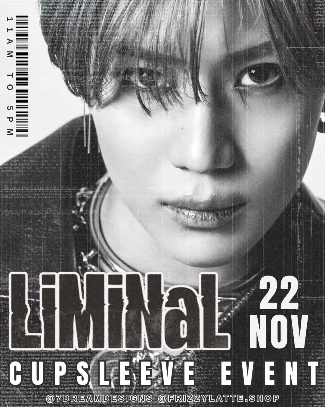 Taemin Liminal Tour London Concert Cupsleeve - Image 1