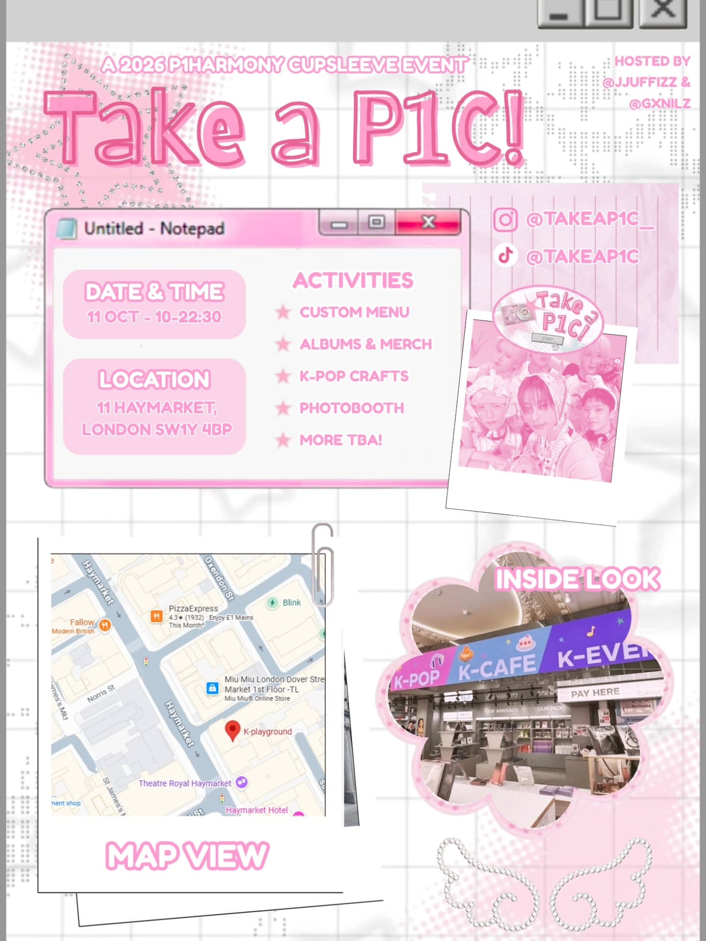 Take a P1C! - P1HARMONY Cupsleeve Event