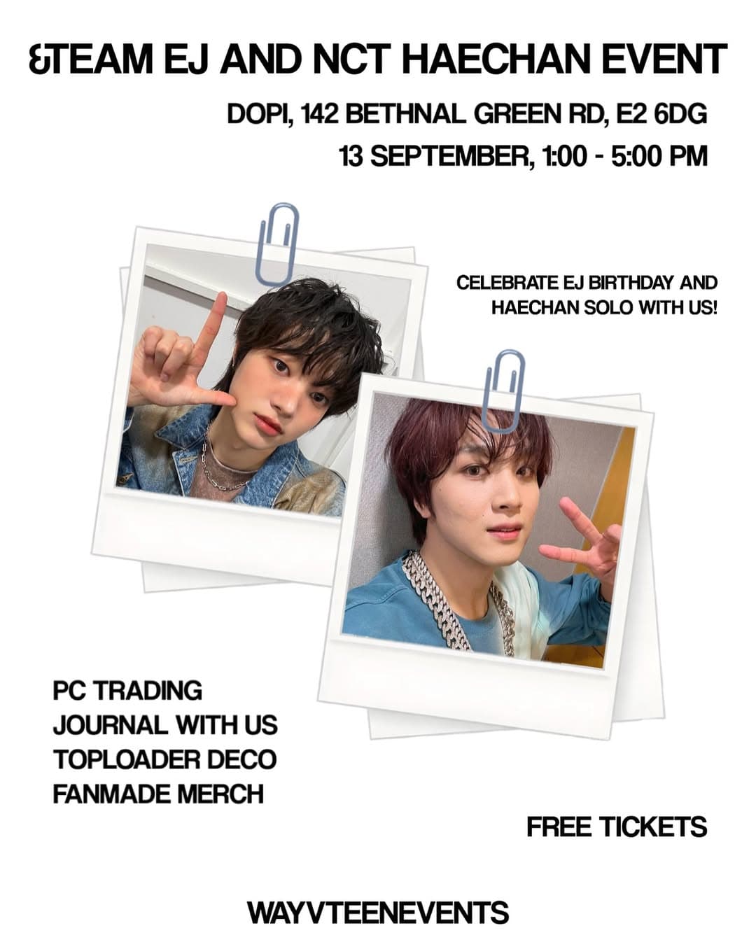&TEAM EJ BIRTHDAY EVENT + NCT HAECHAN SOLO DEBUT - Cover image